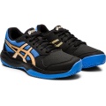 Asics Tennis Shoes Gel Game 7 Clay/Sand Court Black/Blue Kids